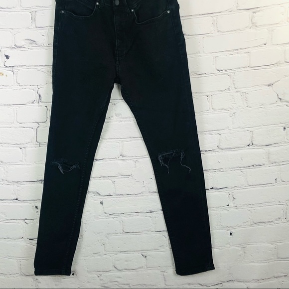 Zara: ZDMC Goods Original Denim Clothing 1975. Skinny High Rise  Black Jeans - Picture 2 of 15